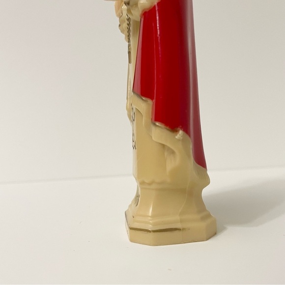 Vintage Infant Prague Child Jesus Figure Statue Crown Figurine - Picture 10 of 16